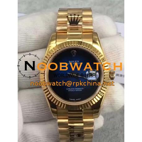 Replica Rolex Datejust 41 Lapis Lazuli Yellow Gold Blue Dial Swiss 3255