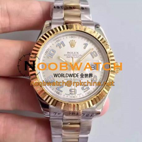 Replica Rolex Datejust 41 126333 41MM NF Stainless Steel & Yellow Gold Rhodium & Arabic Dial Swiss 2836-2