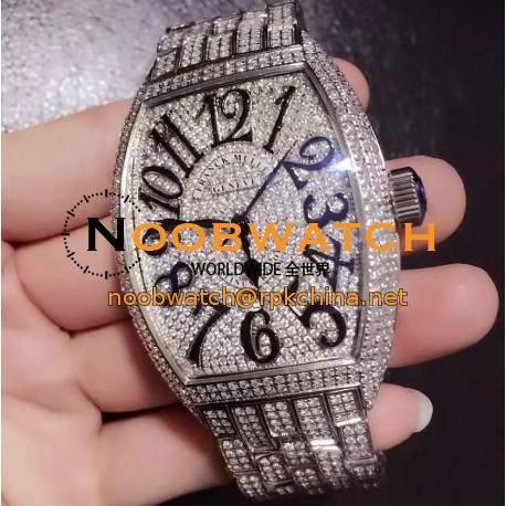 Replica Franck Muller Casablanca FM 8880 SC DT D6 CD OG Stainless Steel & Diamonds Diamonds Dial Swiss 2836-2