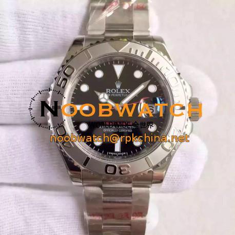 Replica Rolex Yacht-Master 40 116622 JF Stainless Steel Black Dial Swiss 2836-2