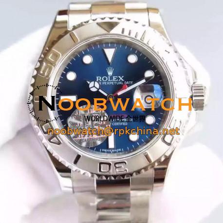 Replica Rolex Yacht-Master 40 116622 JF Stainless Steel Blue Dial Swiss 3135