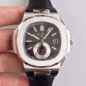 Replica Patek Philippe Nautilus Chronograph 5980 JF Stainless Steel Black Dial Swiss CH28-520C