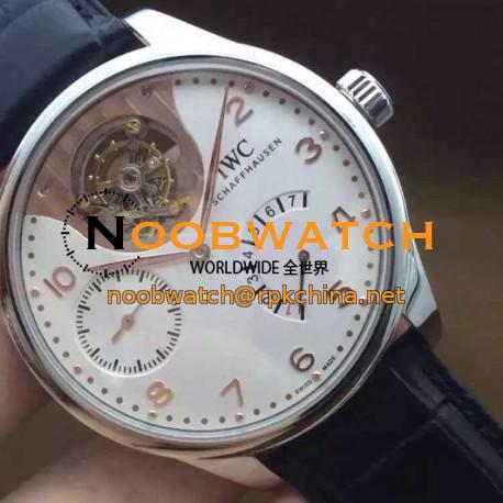 Replica IWC Portuguese Tourbillon Mystery IW504204 Stainless Steel White Dial Swiss 50900