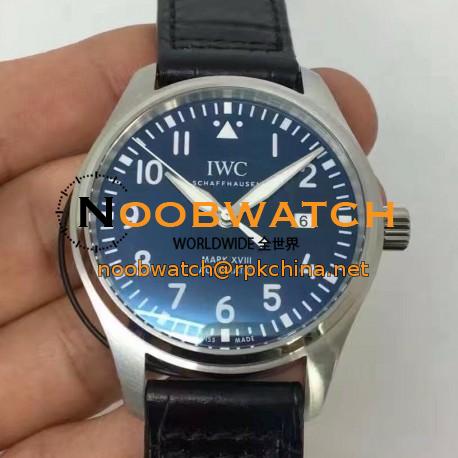 Replica IWC Pilot Mark XVIII Le Petit Prince IW327004 2017 MK Stainless Steel Blue Dial Swiss 2892