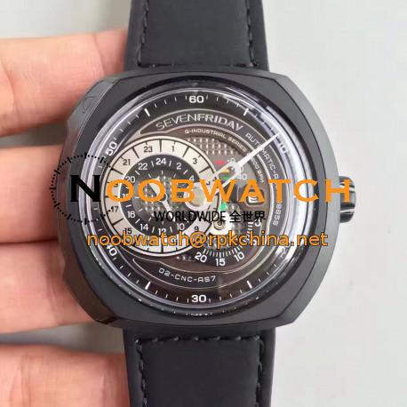 Replica SevenFriday Q-Series Q3/01 PVD Black Dial Miyota 8219