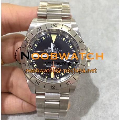 Replica Rolex Explorer II 1655 Steve McQueen LF Stainless Steel Black Dial Swiss 2836-2