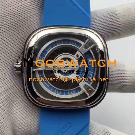 Replica SevenFriday M Series M1/05 Freedom PVD Blue Dial Miyota 8215