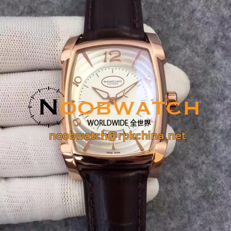 Replica Parmigiani Fleurier Kalpa Grande PFC123-0000102 Rose Gold White Dial Swiss PF331.01