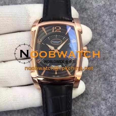 Replica Parmigiani Fleurier Kalpa Grande PFC123-0000102 Rose Gold Black Dial Swiss PF331.01