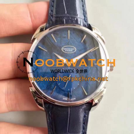 Replica Parmigiani Fleurier Tonda 1950 PFC267-1000600-HA3141 Stainless Steel Meteorite Blue Dial Swiss PF701