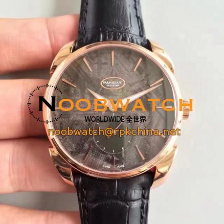 Replica Parmigiani Fleurier Tonda PFC267-1000600-HA3141 Rose Gold Meteorite Black Dial Swiss PF701