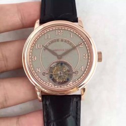 Replica A. Lange & Sohne 1815 Tourbillon 730.032 LH Rose Gold Grey Dial Swiss L102.1