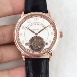 Replica A. Lange & Sohne 1815 Tourbillon 730.032 LH Rose Gold White Dial Swiss L102.1