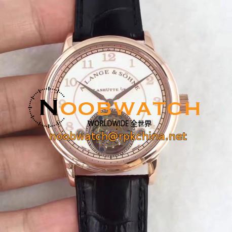 Replica A. Lange & Sohne 1815 Tourbillon 730.032 LH Rose Gold White Dial Swiss L102.1