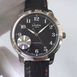 Replica Glashutte Original Senator Excellence 36-01-03-02-01 GF Stainless Steel Black Dial Swiss Calibre 36-01