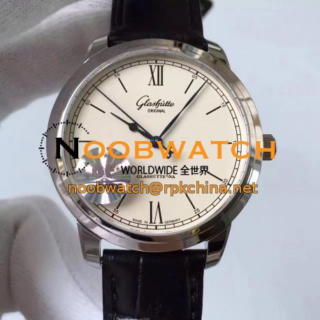 Replica Glashutte Original Senator Excellence 1-36-01-01-02-01 GF Stainless Steel White Dial Swiss Calibre 36-01