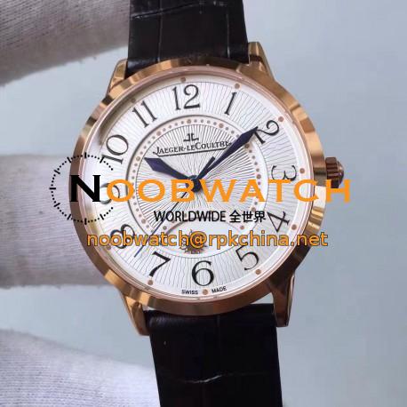 Replica Jaeger-LeCoultre Ladies Rendez-Vous Night & Day Large 3612420 38MM N Rose Gold White Dial Swiss 898D/1