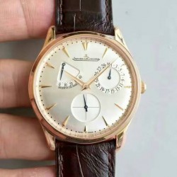 Replica Jaeger-LeCoultre Master Ultra Thin Reserve De Marche 1372520 N Rose Gold Silver Dial Swiss Calibre 938