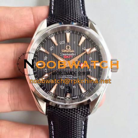 Replica Omega Seamaster Aqua Terra 150M GMT 231.92.43.22.04.001 43MM JH Stainless Steel Black Dial Swiss 8605