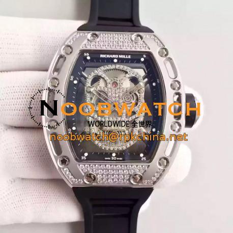 Replica Richard Mille RM052 SF Titanium & Diamond Diamond Skull Dial Swiss M6T51