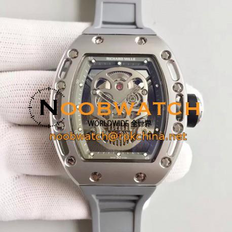 Replica Richard Mille RM052 SF Titanium Skull & Grey Dial Swiss M6T51