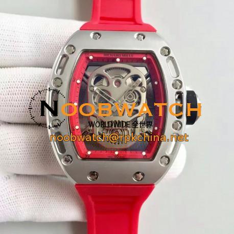 Replica Richard Mille RM052 SF Titanium Skull & Red Dial Swiss M6T51