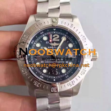 Replica Breitling Superocean Steelfish A1739010-B772-134A N Stainless Steel Black Dial Swiss 2836-2