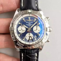 Replica Breitling Chronomat 44 AB011012/C788/435X/A20BA.1 N Stainless Steel Blue Dial Swiss 7750