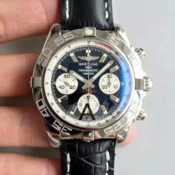 Replica Breitling Chronomat 44 AB011012/B967/435X/A20BA.1 N Stainless Steel Black Dial Swiss 7750