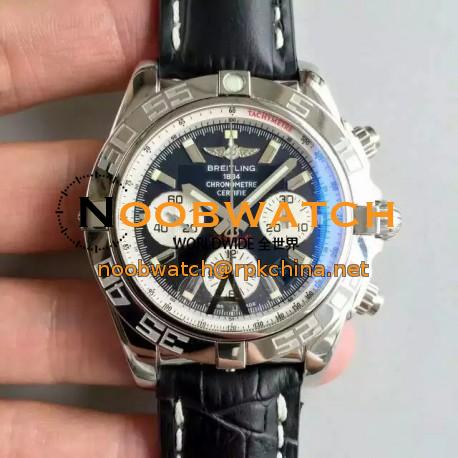 Replica Breitling Chronomat 44 AB011012/B967/435X/A20BA.1 N Stainless Steel Black Dial Swiss 7750