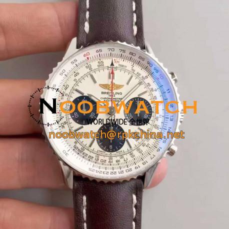 Replica Breitling Navitimer 01 AB012012/BB01/437X/A20BA.1 JF Stainless Steel White Dial Swiss 7750