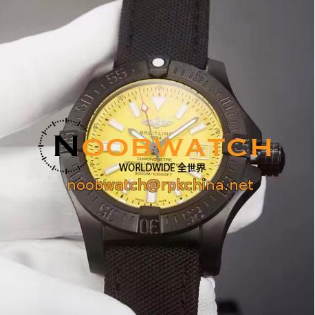 Replica Breitling Avenger II Seawolf Limited Edition M17331E2/I530-101W PVD Yellow Dial Swiss 2836-2