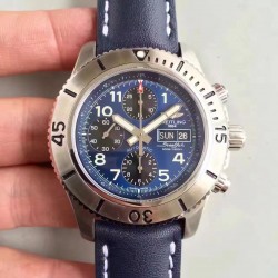 Replica Breitling Superocean Chronograph Steelfish A13341C3/C893/227X/A20BASA.1 N Stainless Steel Blue Dial Swiss 7750