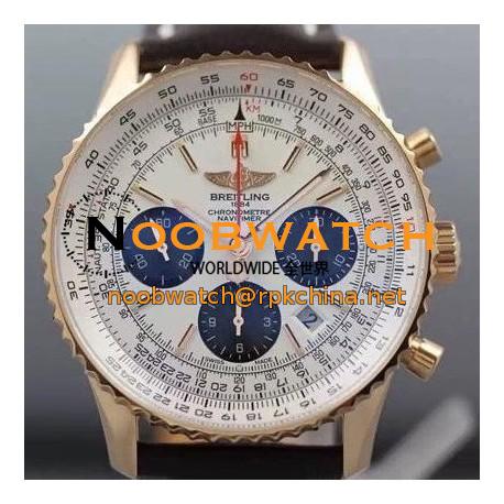 Replica Breitling Navitimer 01 RB012012/BA49/435X/R20BA.1 JF White Dial SWISS 7750