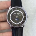 Replica Blancpain Villeret 6654A-1127-55B BF Stainless Steel Black Dial Swiss 6654