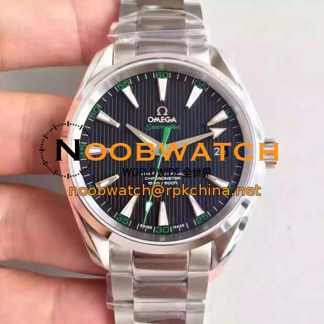 Replica Omega Seamaster Aqua Terra 150M Master Golf Edition 231.10.42.21.01.004 KW Stainless Steel Black Dial Swiss 8500