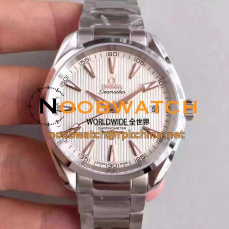 Replica Omega Seamaster Aqua Terra 150M Master Co-Axial 231.13.42.21.02.003 KW Stainless Steel White Dial Swiss 8500