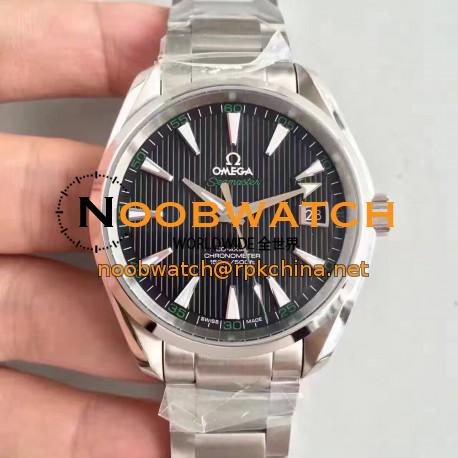 Replica Omega Seamaster Aqua Terra 150M Master Golf Edition 231.10.42.21.01.001 KW Stainless Steel Black Dial Swiss 8500