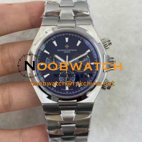 Replica Vacheron Constantin Overseas Chronograph Stainless Steel Blue Dial Swiss 7750