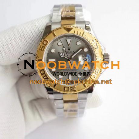 Replica Rolex Yacht-Master 40 116622 JF Stainless Steel & Yellow Gold Anthracite Dial Swiss 3135