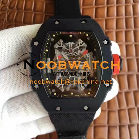 Replica Richard Mille RM27-01 Rafael Nadal PVD Black Dial M9015