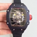 Replica Richard Mille RM27-02 Black Ceramic Black & Skeleton Dial M9015