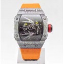 Replica Richard Mille RM27-02 Forged Carbon Black & Skeleton Dial M9015