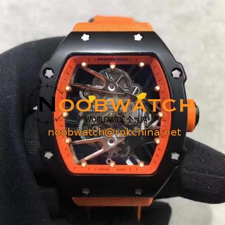 Replica Richard Mille RM27-02 PVD Orange & Skeleton Dial M9015