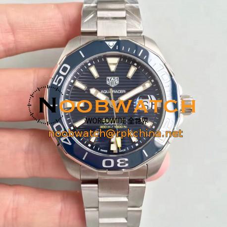 Replica Tag Heuer Aquaracer Calibre 5 WAY201B.BA0927 MK Stainless Steel Blue Dial Swiss 2824-2