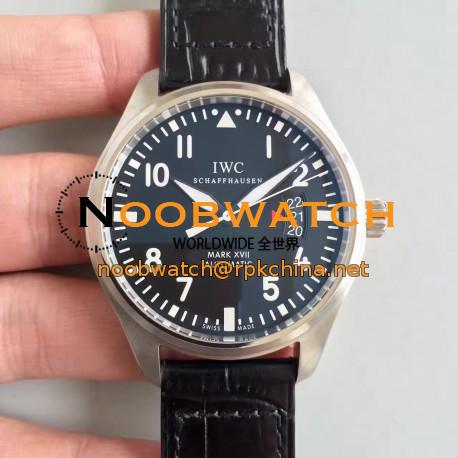 Replica IWC Pilot Mark XVII IW326504 MK Stainless Steel Black Dial Swiss 2892