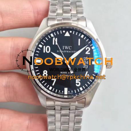 Replica IWC Pilot Mark XVII IW326504 MK Stainless Steel Black Dial Swiss 2892