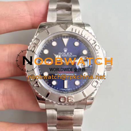 Replica Rolex Yacht-Master 40 116622 EW Stainless Steel Blue Dial Swiss 3135