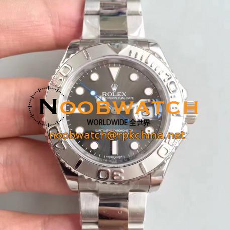 Replica Rolex Yacht-Master 40 116622 EW Stainless Steel Anthracite Dial Swiss 3135