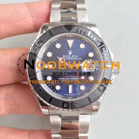 Replica Rolex Yacht-Master 40 116622 EW Stainless Steel Blue Dial Swiss 3135